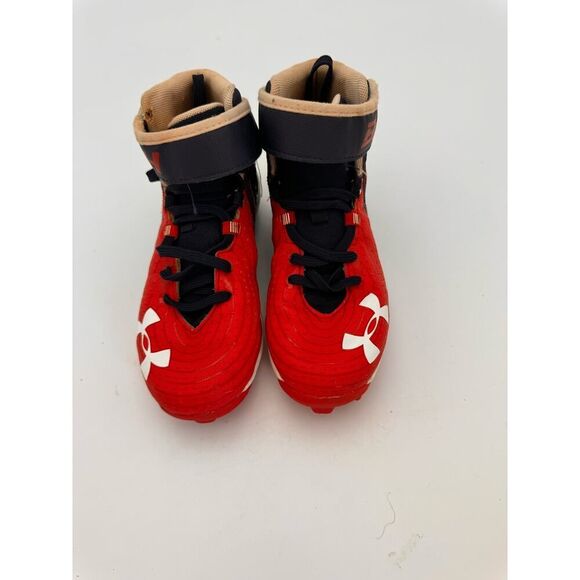 UNDER ARMOUR BOYS HARPER 4 MID RM BASEBALL CLEATS - Picture 1 of 5